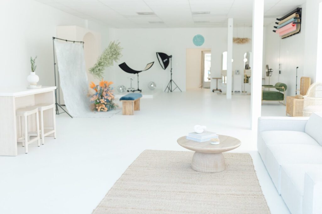 Natural light photo studio in Jacksonville Florida