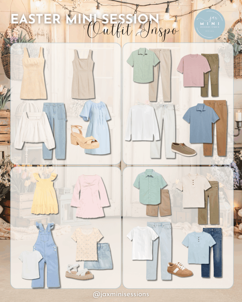 Outfit inspiration for Spring family photos