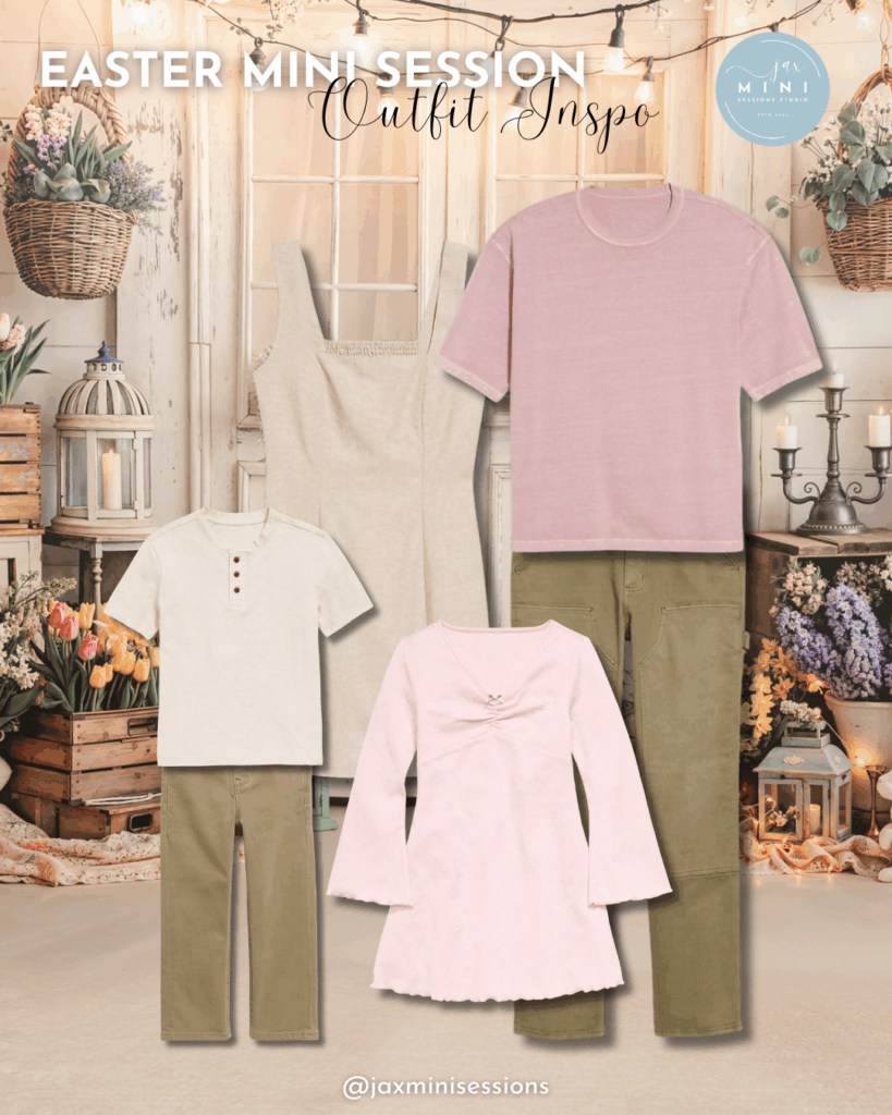 Easter family photo outfits