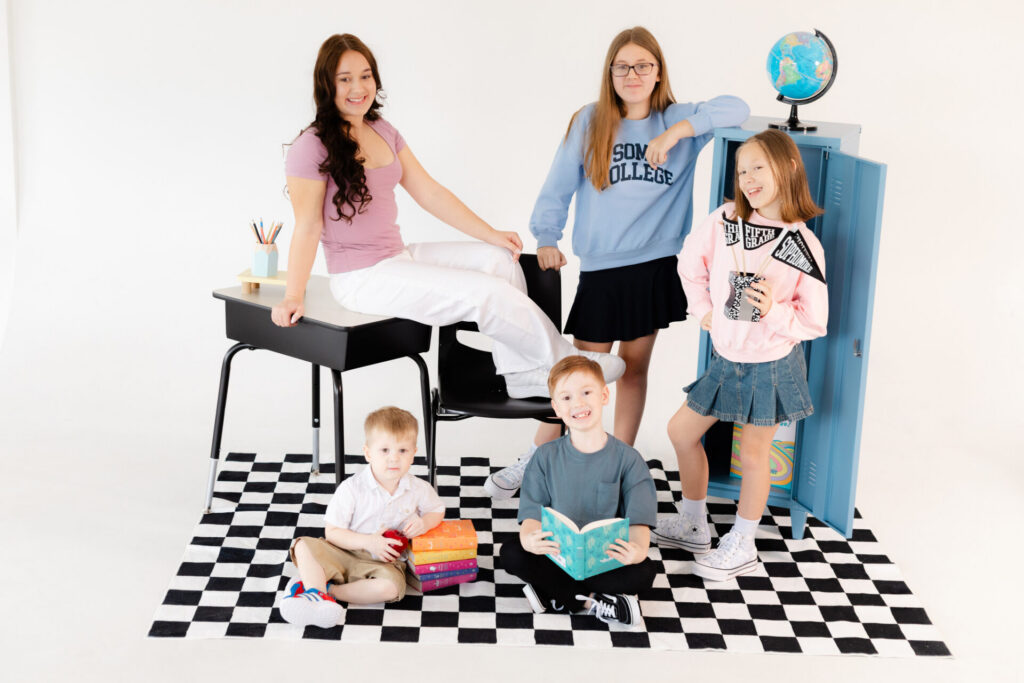 sibling back to school photos in jacksonville florida